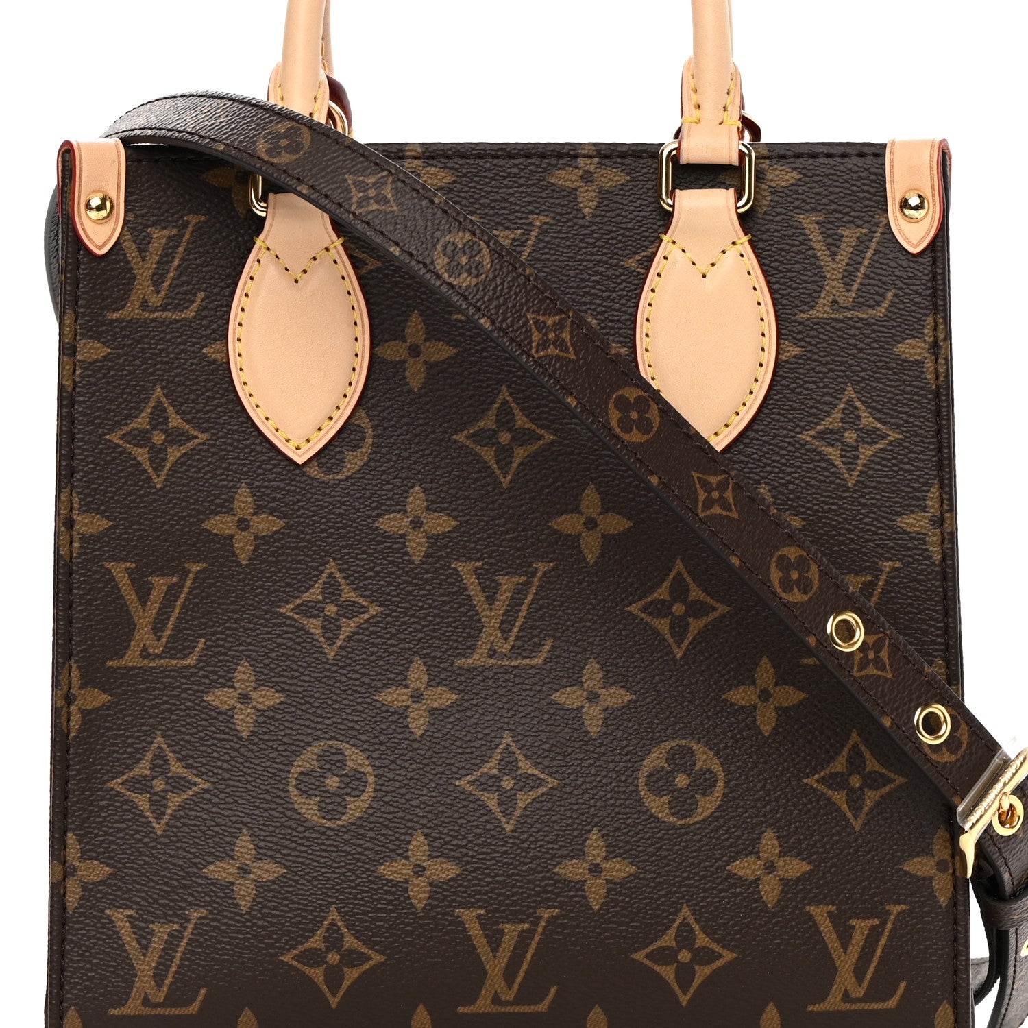 Louis Vuitton Monogram Sac Plat BB 7 of 11