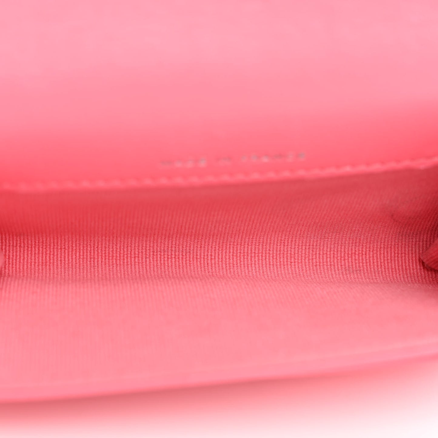 Lambskin Quilted Flap Card Holder Wallet Pink