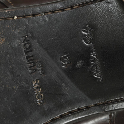 Louis Vuitton Damier Santiago Mens Loafers 10 Brown 6 of 9