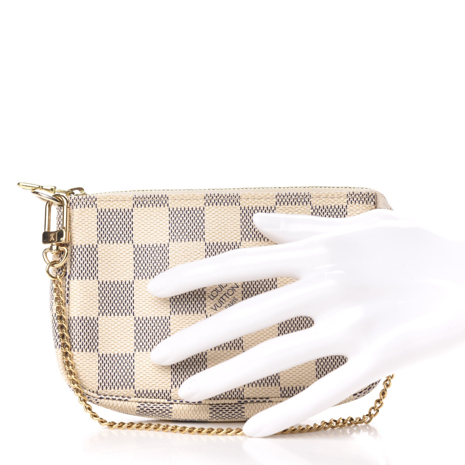 Louis Vuitton Damier Azur Mini Pochette Accessories 2 of 7