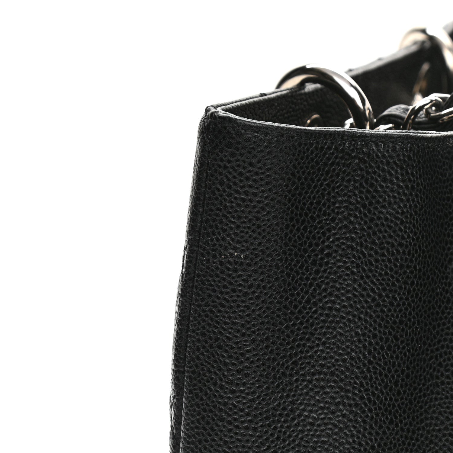 Chanel Caviar Quilted Grand Shopping Tote GST Black 14 of 15