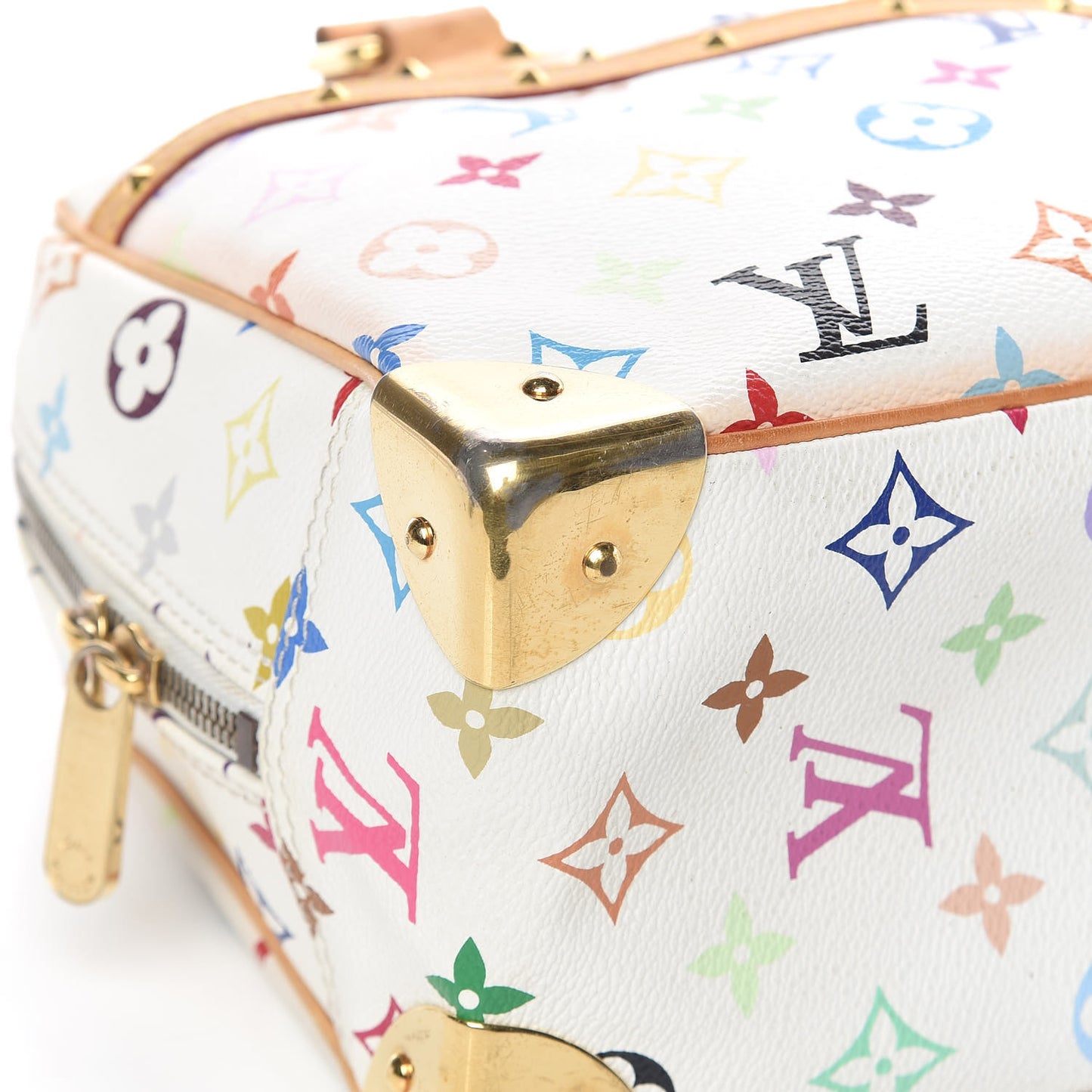 Monogram Multicolor Trouville White