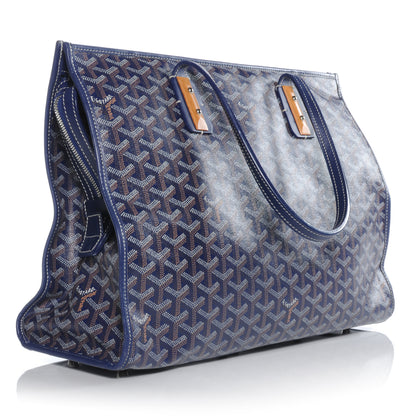 Goyard Goyardine Marquises Tote Blue 3 of 7