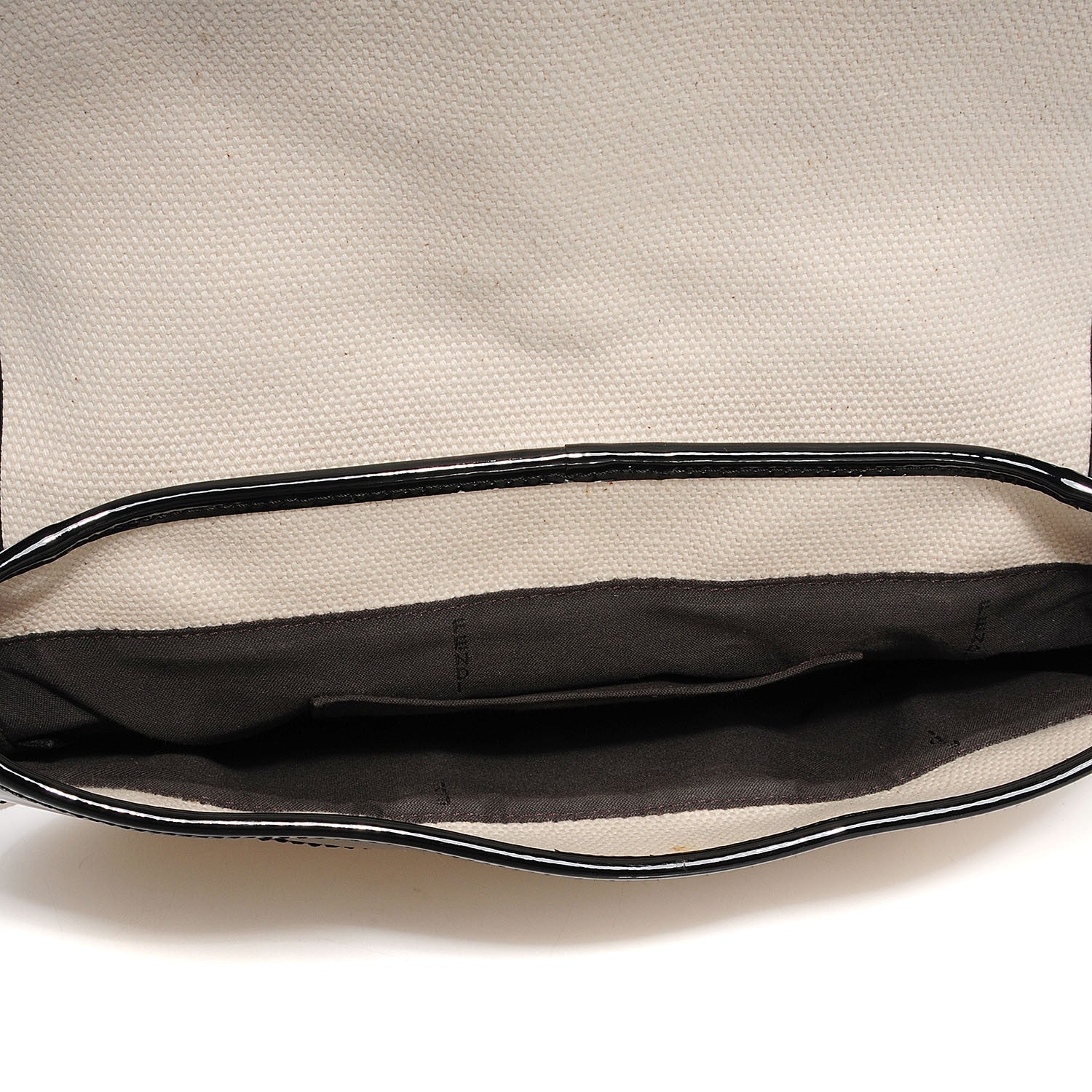 Fendi Canvas Patent B Bag Corda Black 6 of 9