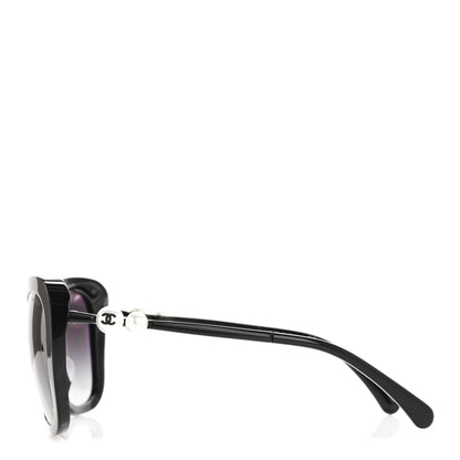 Chanel Acetate Polarized Butterfly Winter Pearl Sunglasses 5339-H-A Black 3 of 8