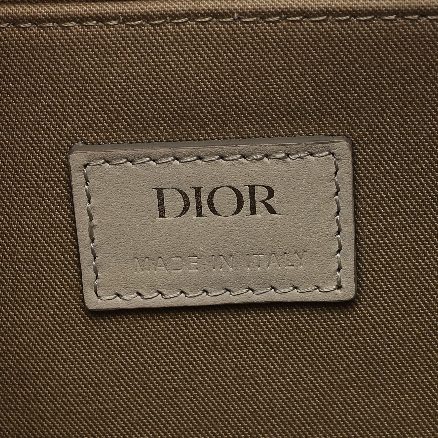 Christian Dior Coated Canvas CD Diamond Hit The Road Messenger Natural 6 of 8
