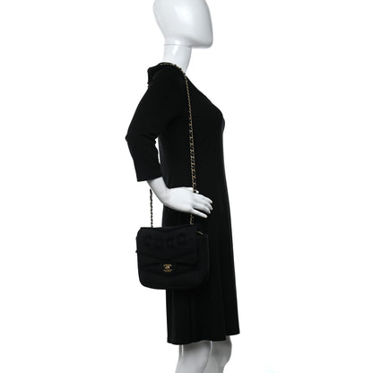 Chanel Denim Coco Flap Black 2 of 9