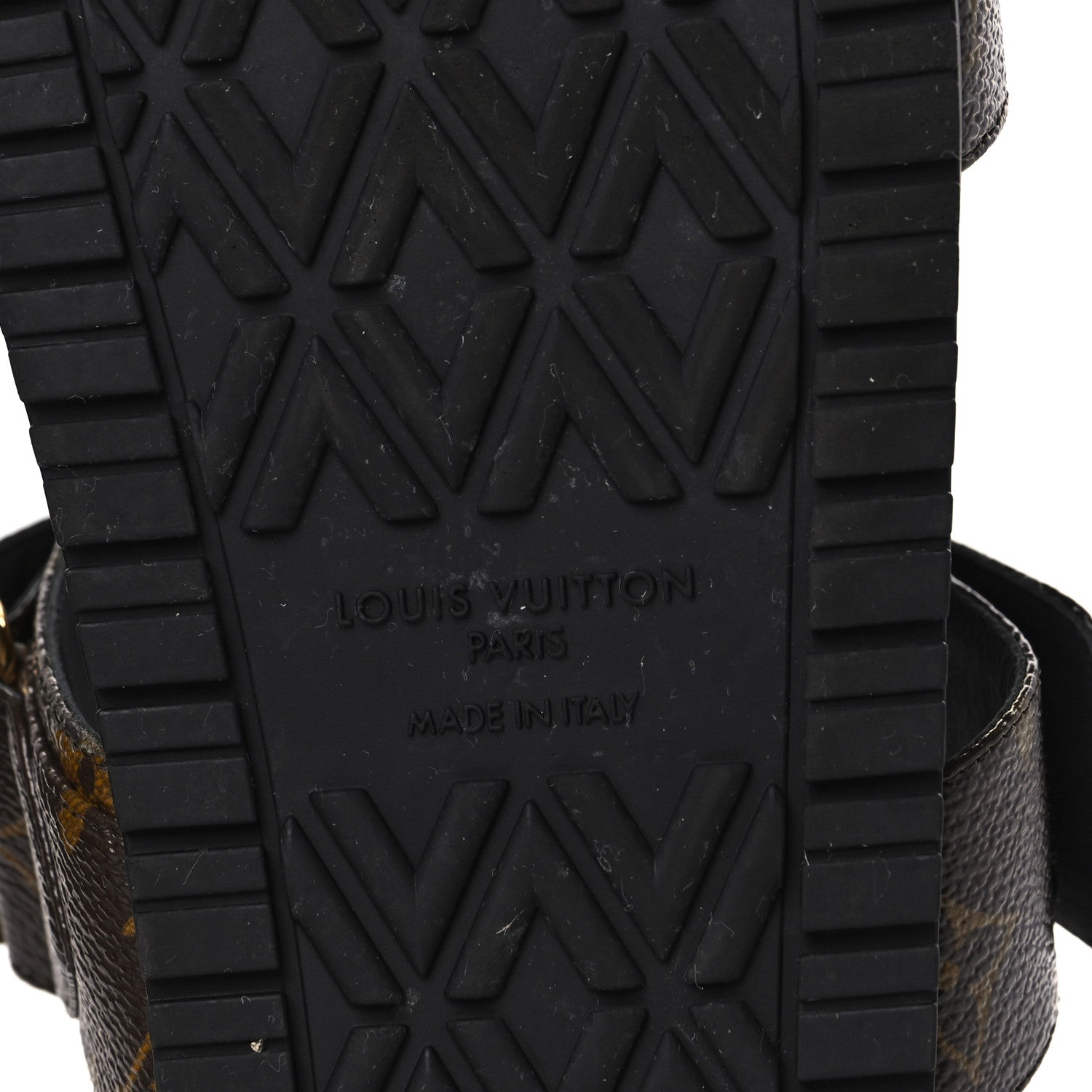 Louis Vuitton Patent Monogram Bom Dia Flat Mule Sandals 39 Black 6 of 8