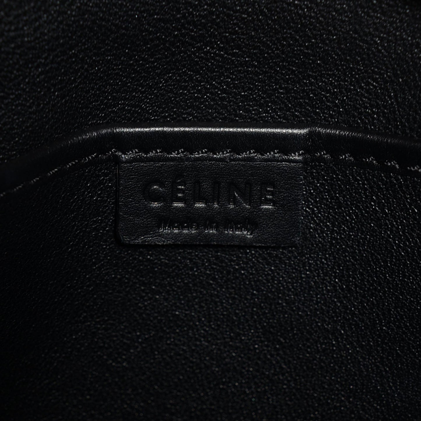 Smooth Calfskin Nano Luggage Black