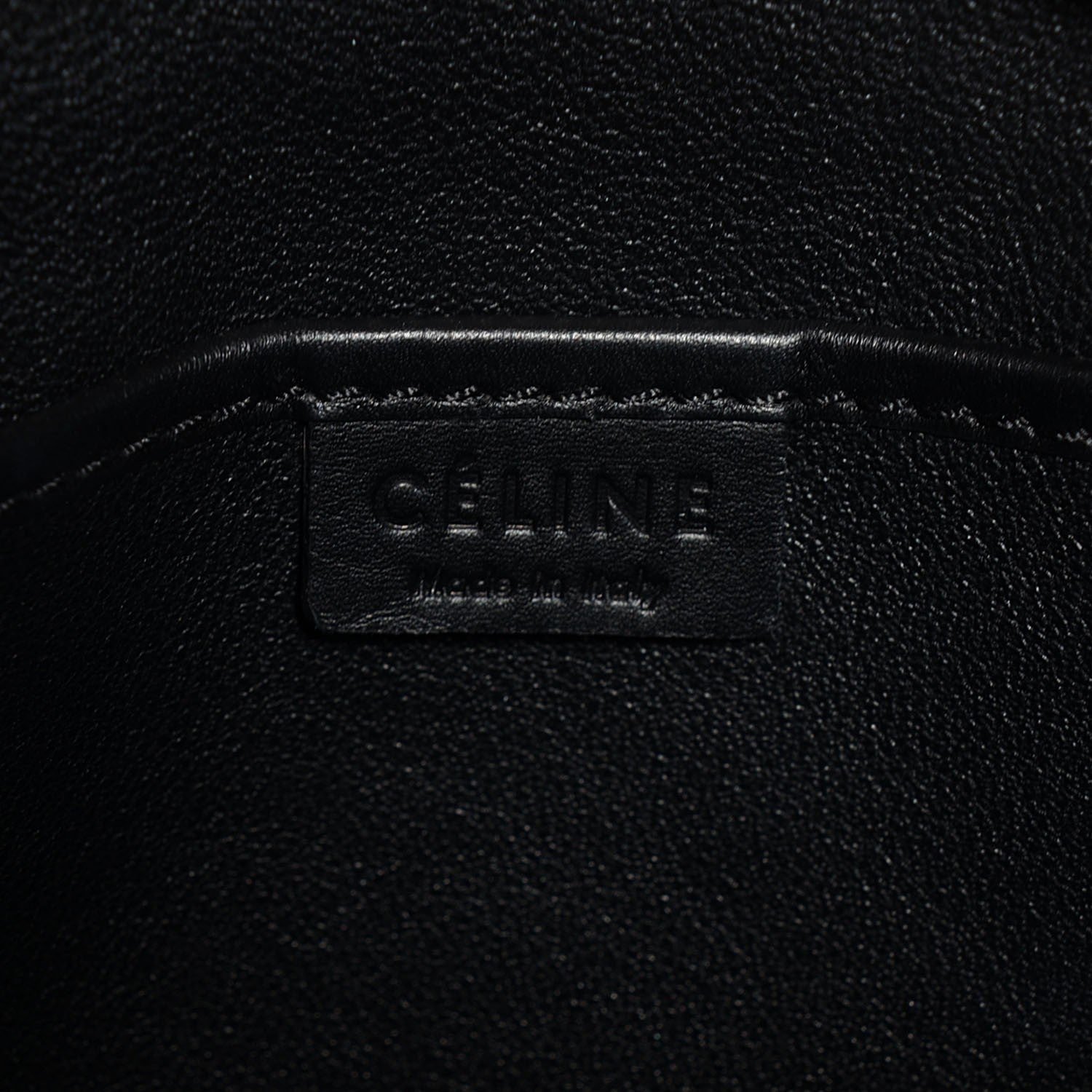 Celine Smooth Calfskin Nano Luggage Black 6 of 9