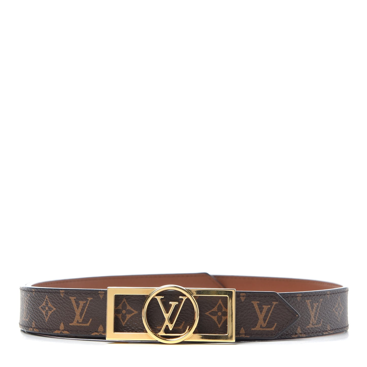 Monogram 25mm Dauphine Reversible Belt 90 36 Tan