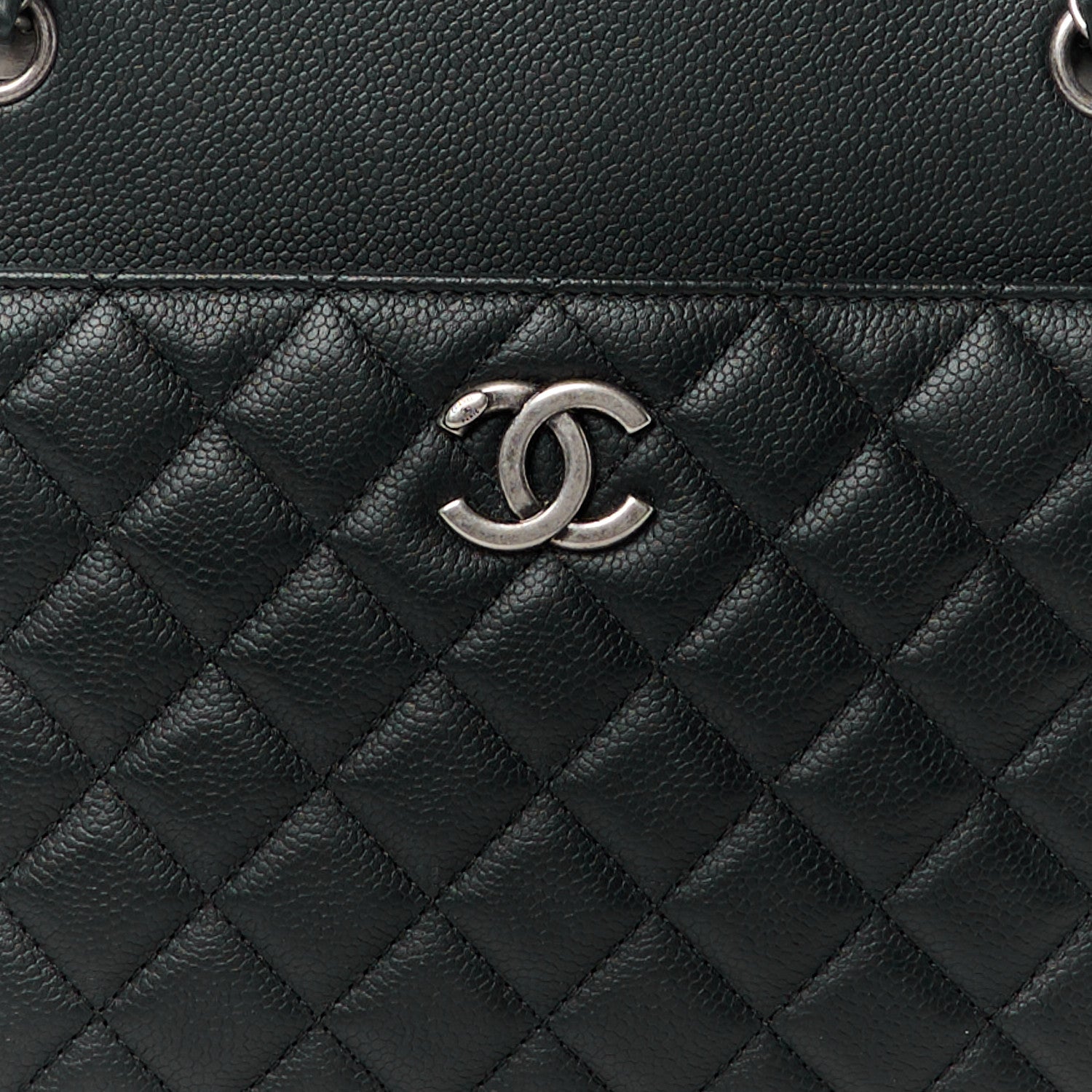 Chanel Caviar Quilted Urban Companion Shopping Tote Black 10 of 12