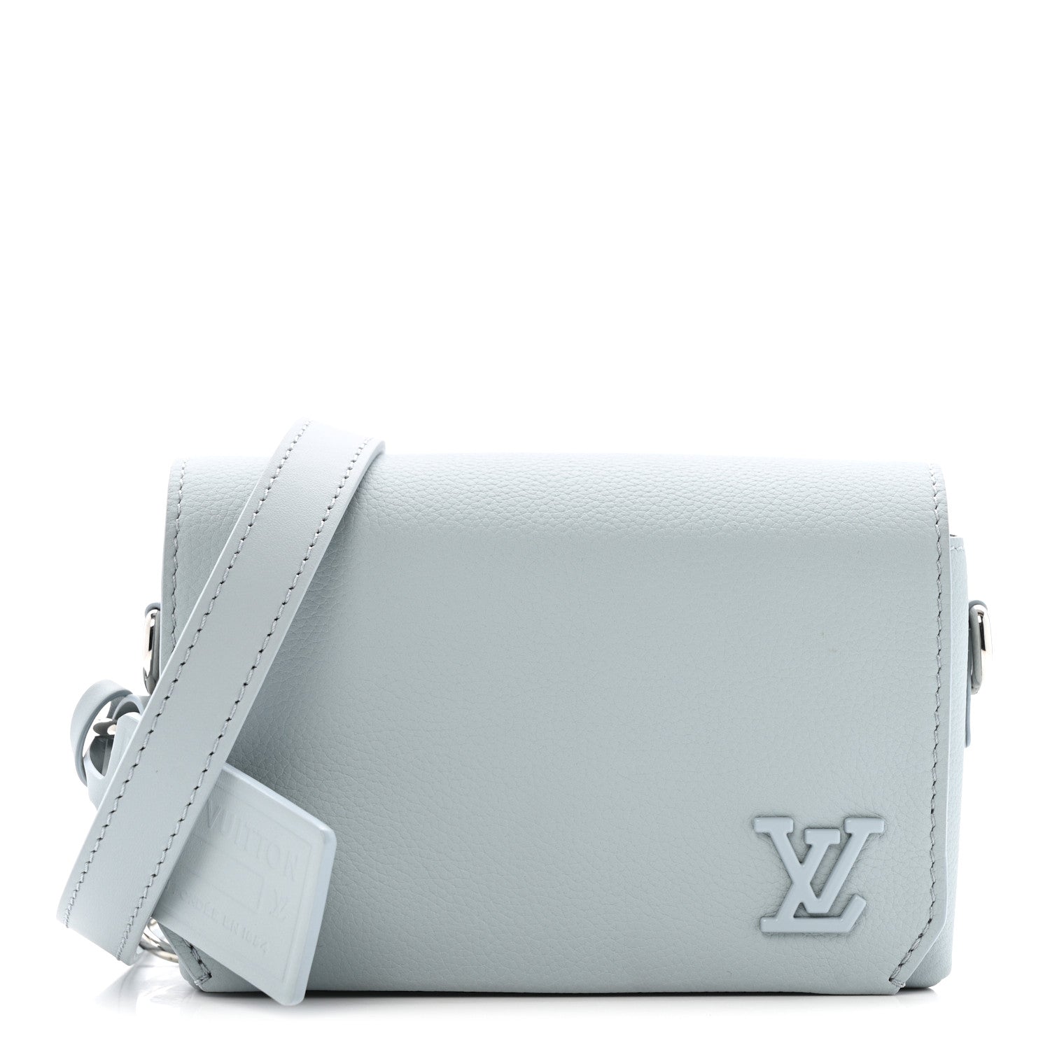 Louis Vuitton Calfskin Aerogram Fastline Wearable Wallet Cloud Blue 1 of 10
