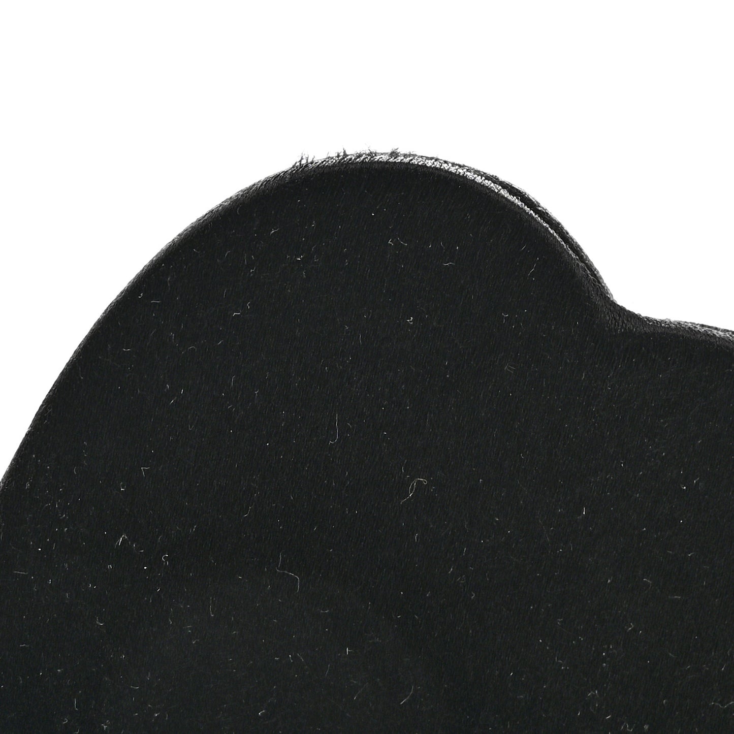Satin Crystal 65mm Slide Sandals 36 Black