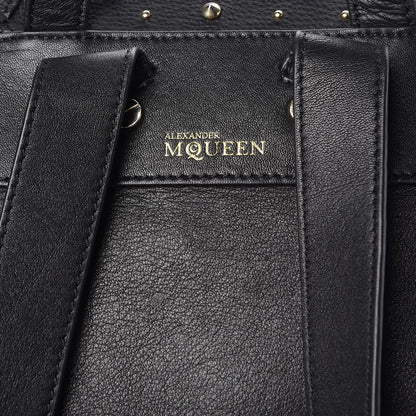 Alexander McQueen Calfskin Studded Padlock Backpack Black 9 of 14
