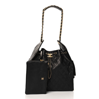 Chanel Caviar Quilted Medium Chanel 25 Handbag Black 3 of 11