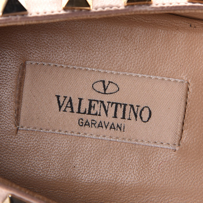 Valentino Garavani Patent Nappa Rockstud Ballerina Flats 37 Framboise Poudre 6 of 15