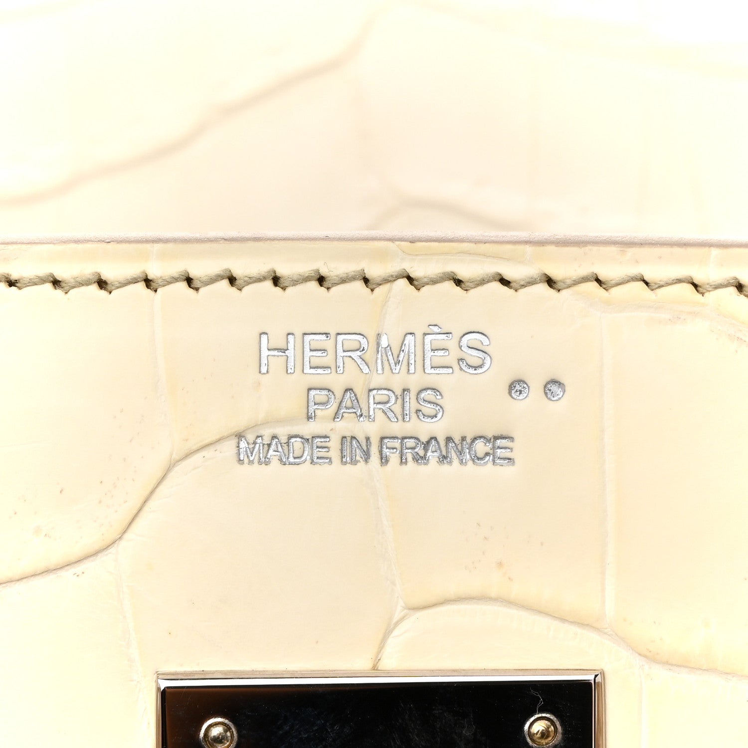 Hermes Matte Niloticus Crocodile Himalaya Birkin 30 Blanc 6 of 15