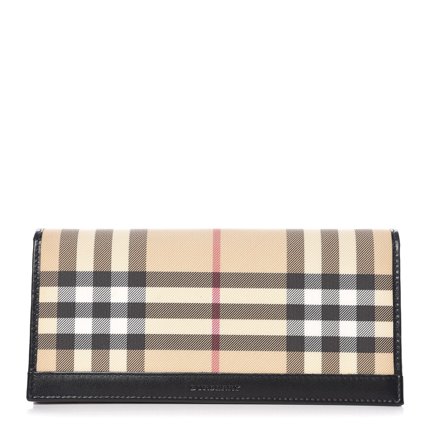 House Check Continental Wallet