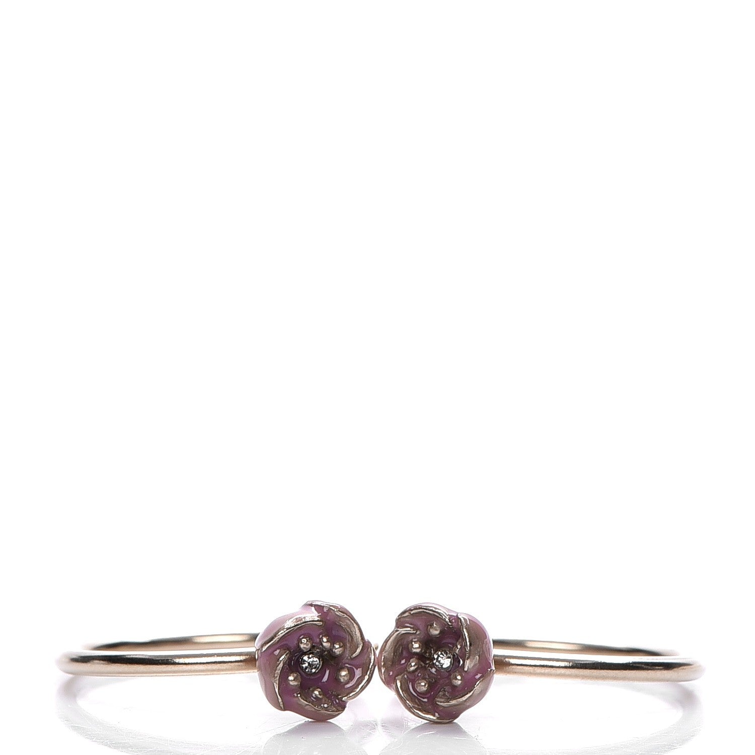 Chanel Enamel Camellia CC Stackable Ring Set 5 6 3 of 6