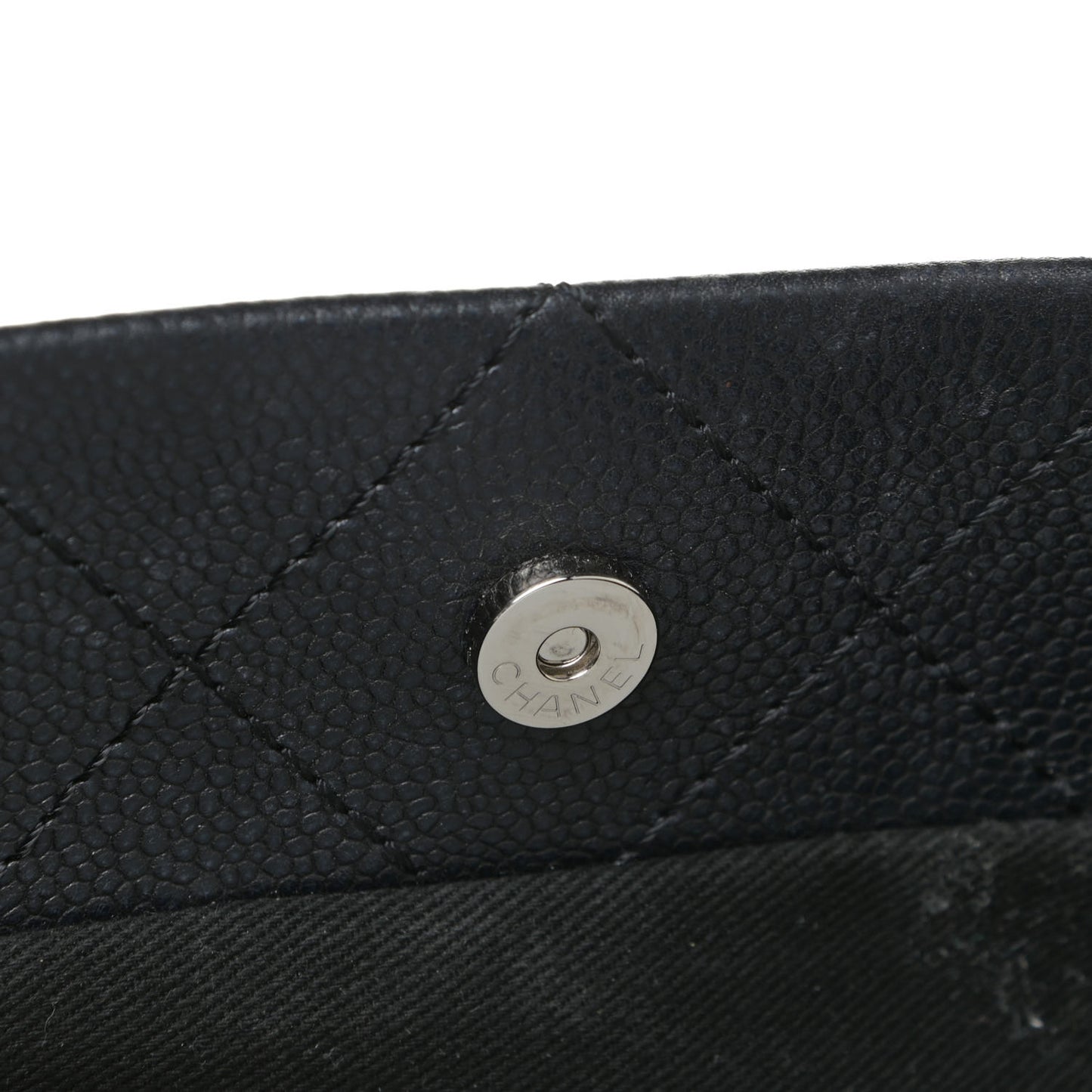 Caviar Executive Cerf Shopper Tote Black