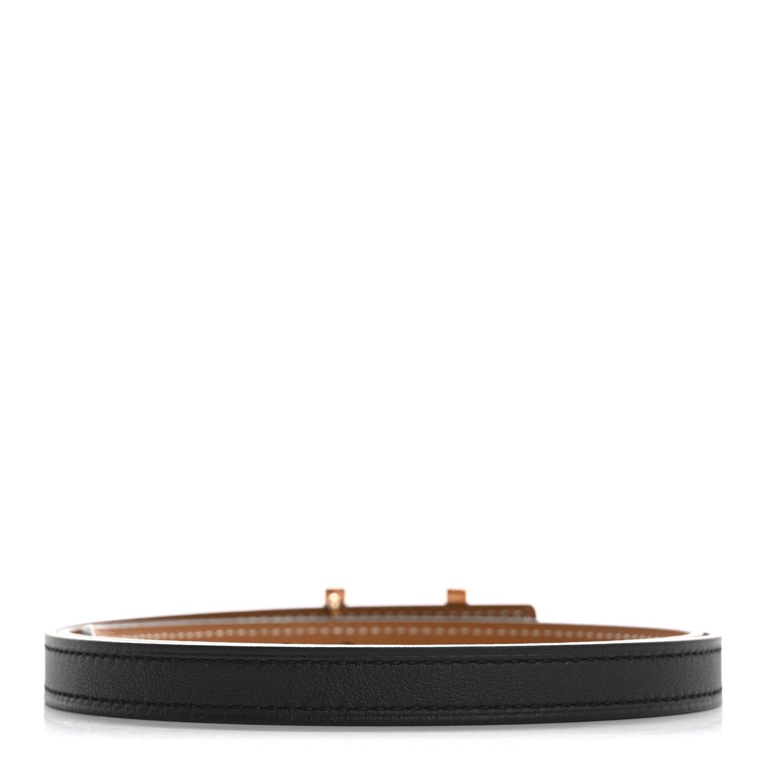 Hermes Swift Epsom 13mm Focus Belt 85 34 Black Gold 2 of 7