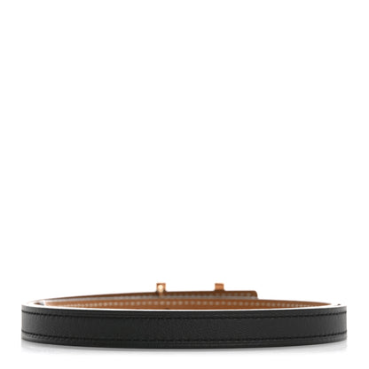 Hermes Swift Epsom 13mm Focus Belt 85 34 Black Gold 2 of 7