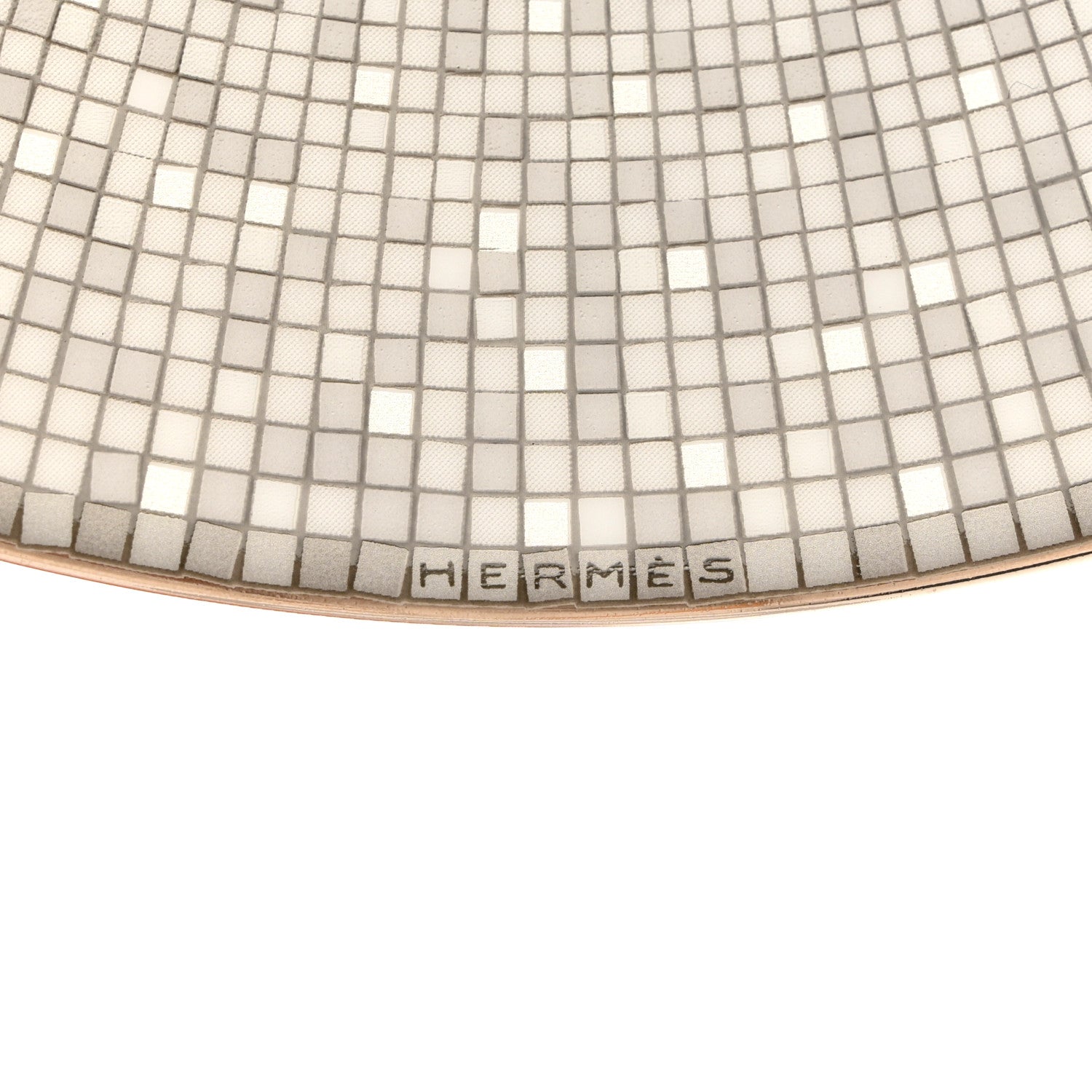 Hermes Porcelain Mosaique Au 24 Platine Soup Bowl Set of 2 5 of 6