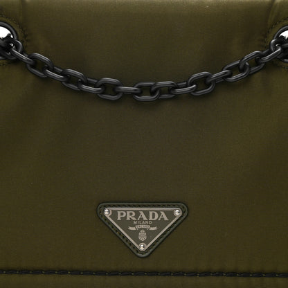 Prada Nylon Tessuto Chain Shoulder Bag Mimetico 8 of 8