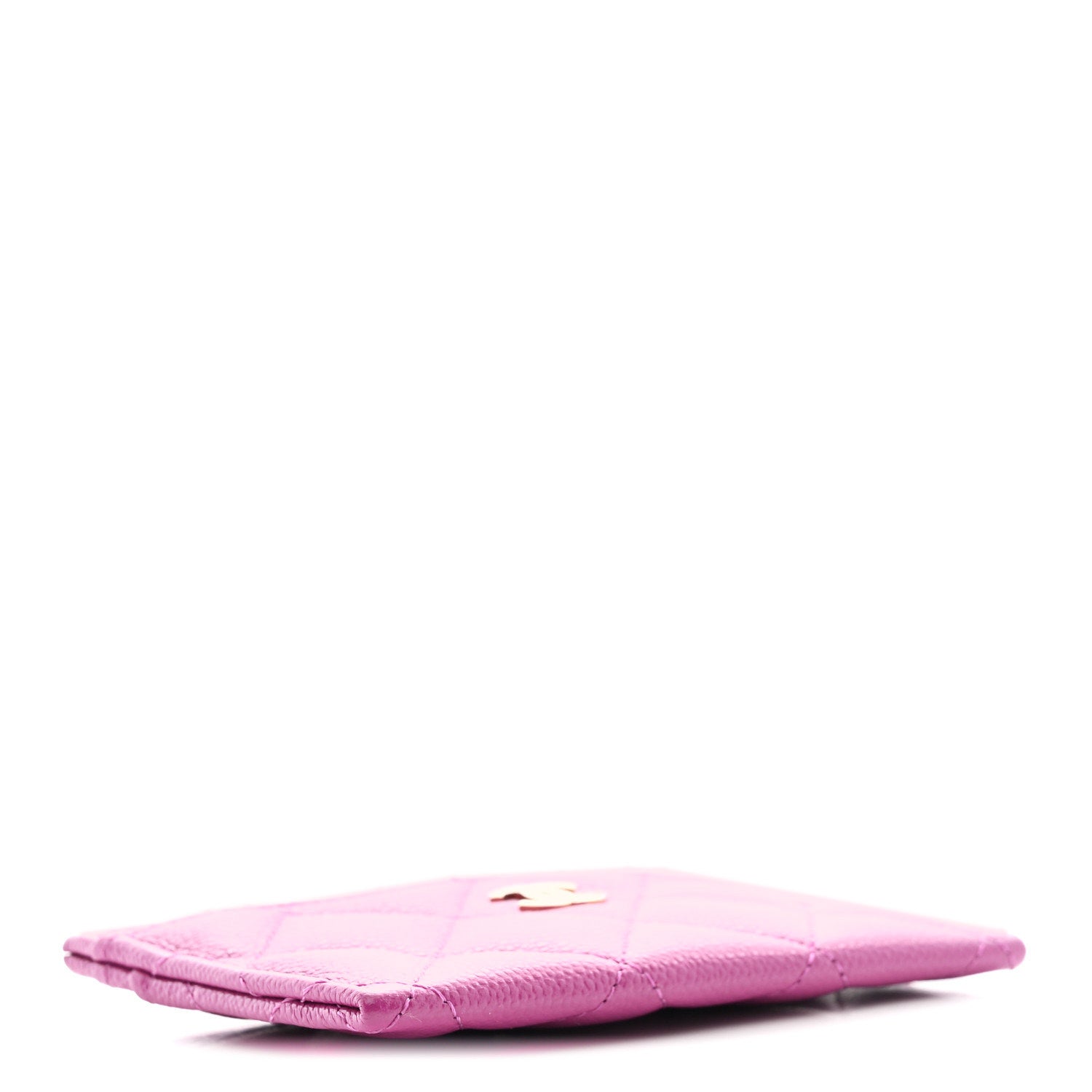 Chanel Caviar Quilted Card Holder Purple 4 of 9