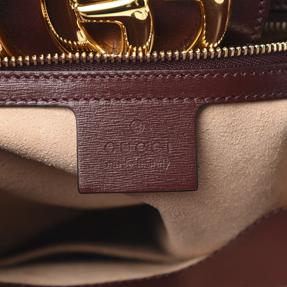 Gucci GG Monogram Calfskin Medium Arli Shoulder Bag Sahara Rubino Chardonnay 6 of 11
