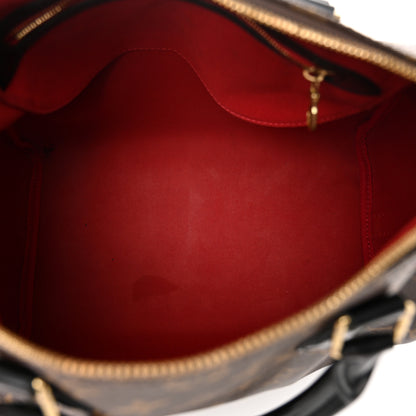 Louis Vuitton Monogram My World Tour Speedy Bandouliere 30 Black 5 of 11