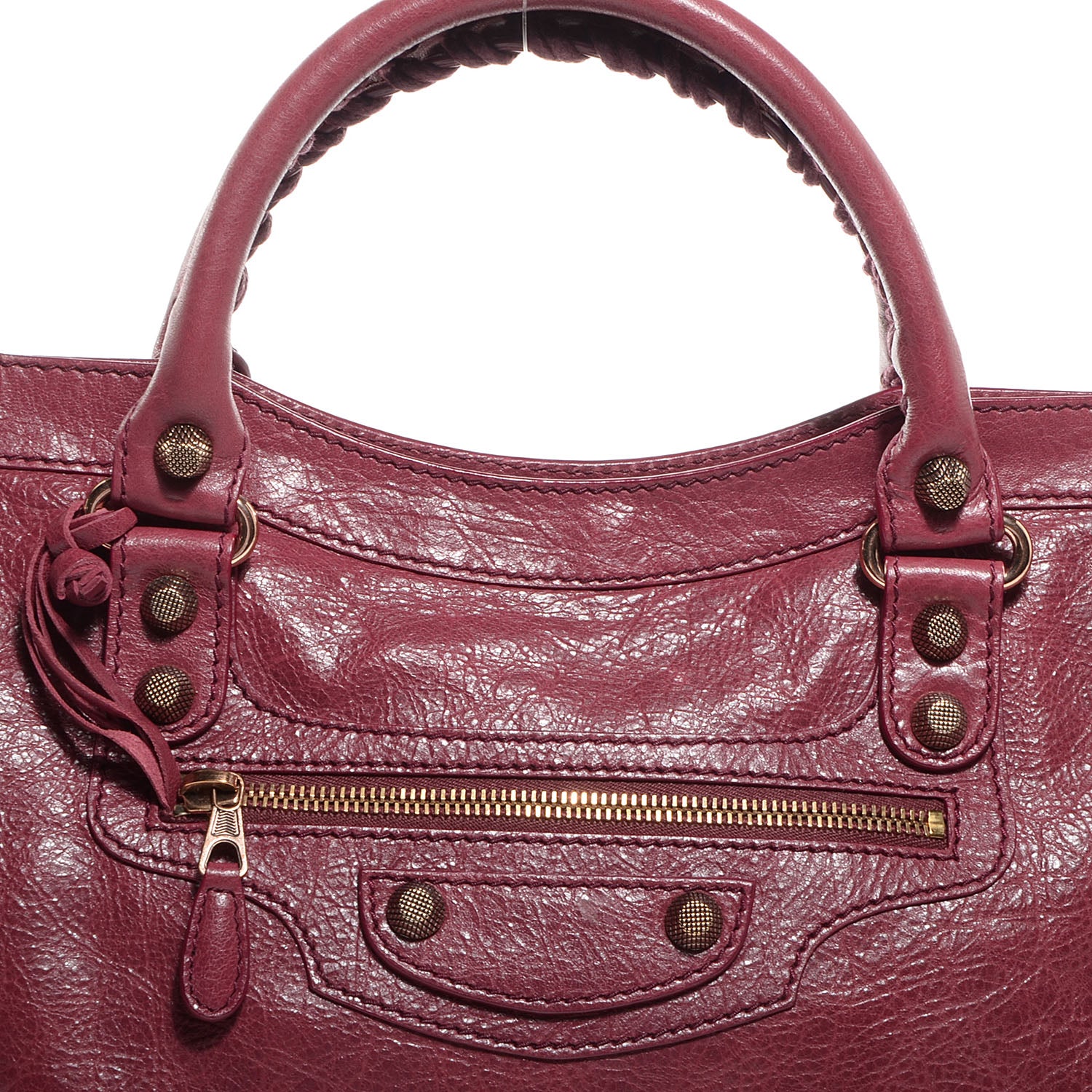 Balenciaga Agneau Giant 12 Rose Gold Hardware City Cassis 4 of 31
