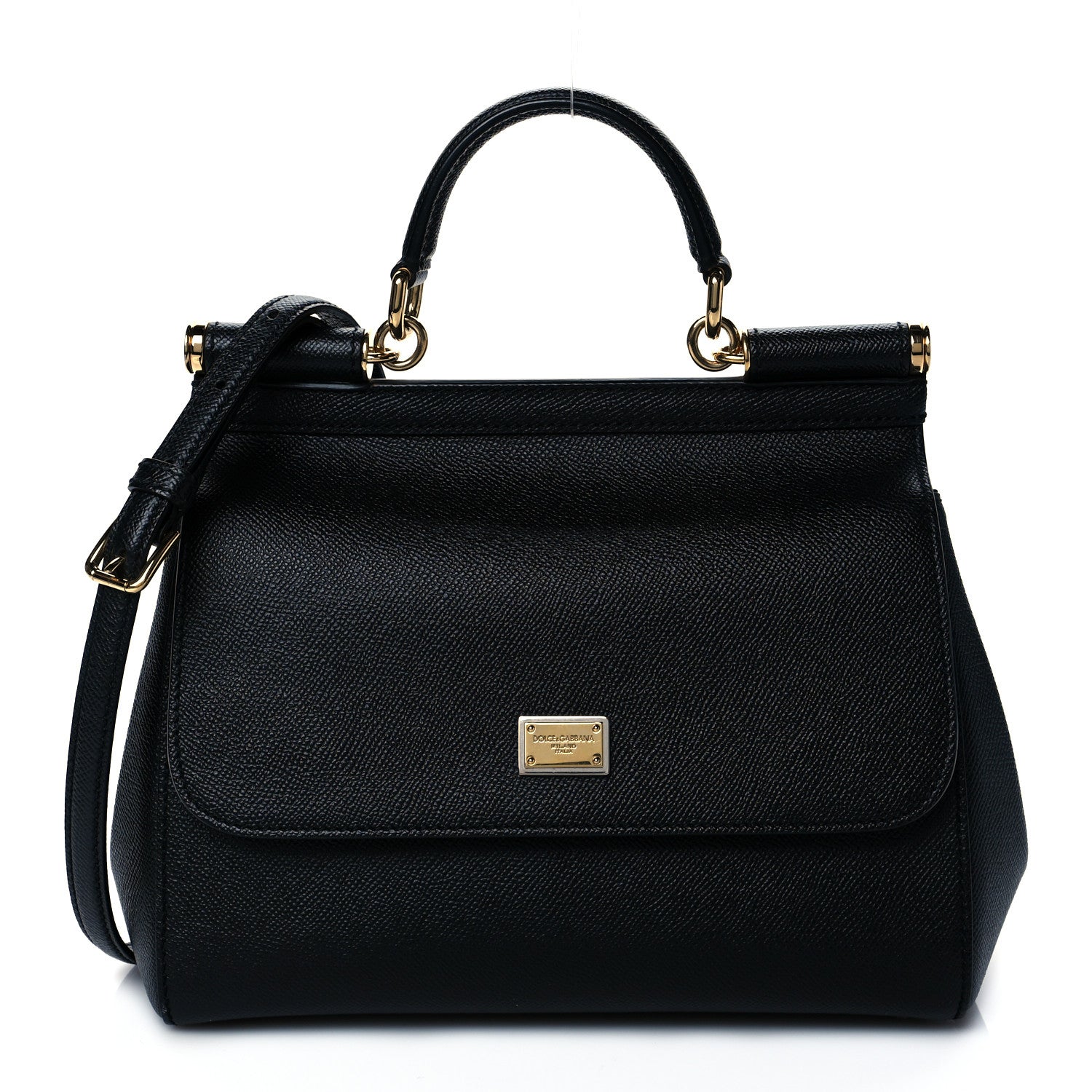 Dolce & Gabbana Dauphine Medium Miss Sicily Satchel Black 3 of 10