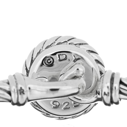 David Yurman Sterling Silver Blue Topaz 3mm Chatelaine Bracelet 3 of 3