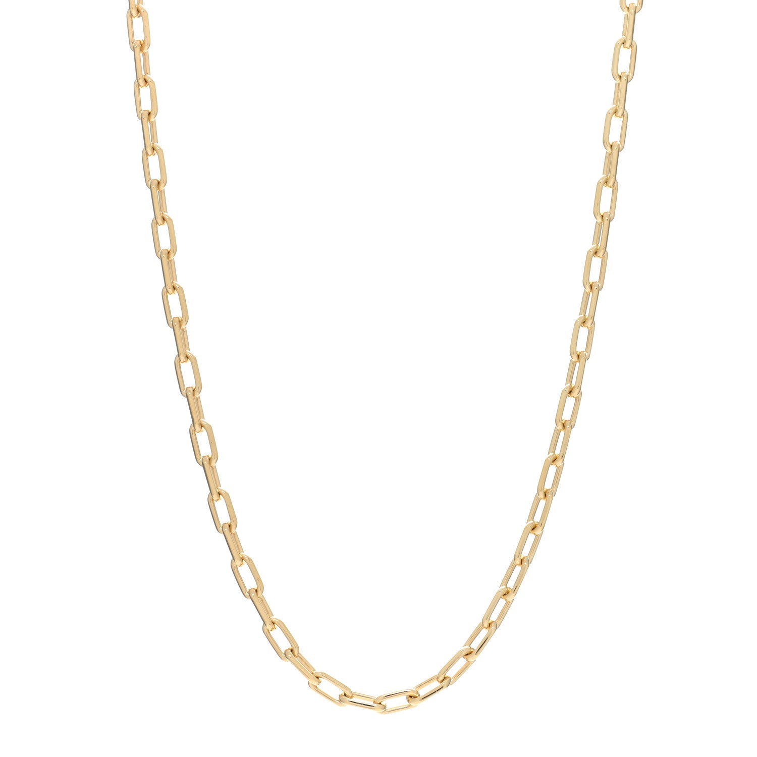 Cartier 18K Yellow Gold 5mm Spartacus Chain Necklace 1 of 4