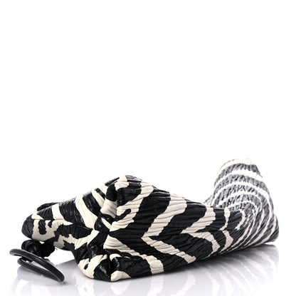 Bottega Veneta Nappa BV Trine Clutch Zebra 4 of 12