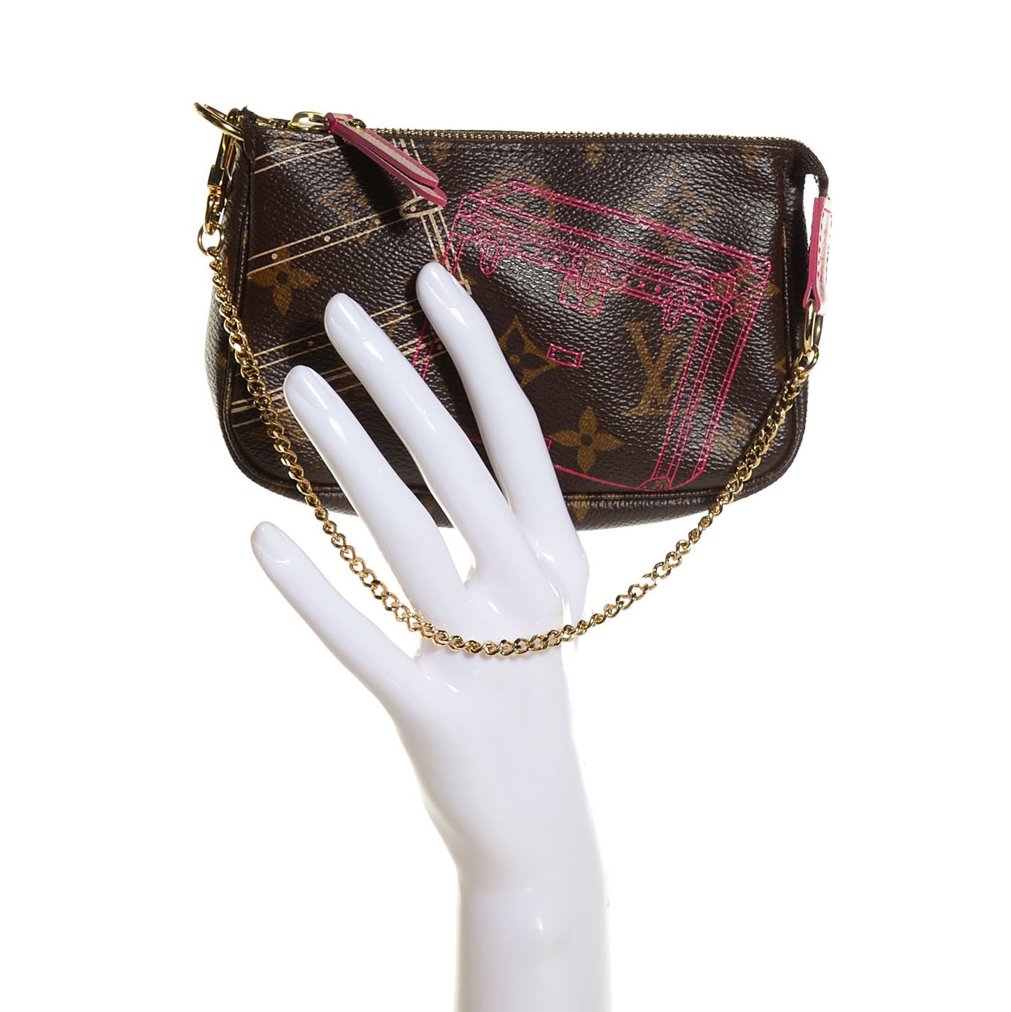 Monogram 2014 Christmas Animation Mini Pochette Accessories