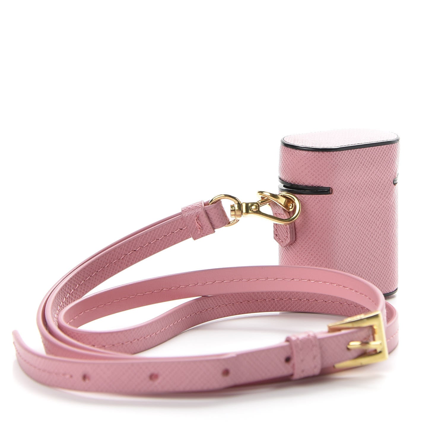 PRADA サフィアーノレザー AirPodsケース ピンク Prada Saffiano iPhone Airpods Case Pink 644308 – FASHIONPHILE