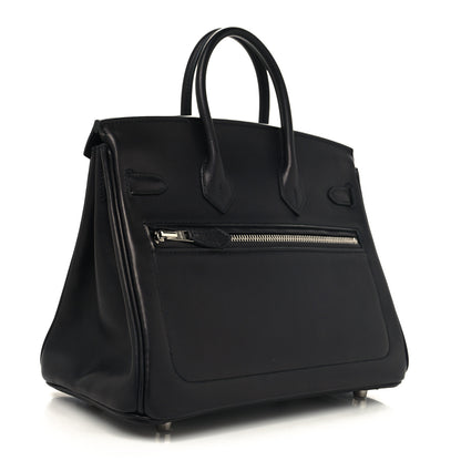 Hermes Veau Volupto Rock Birkin 25 Black 3 of 13