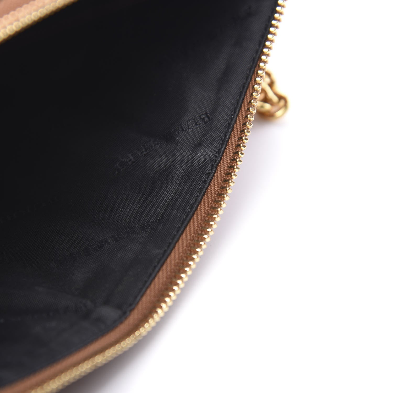 Burberry Haymarket Check Peyton Crossbody Clutch Bag Toffee 9 of 14