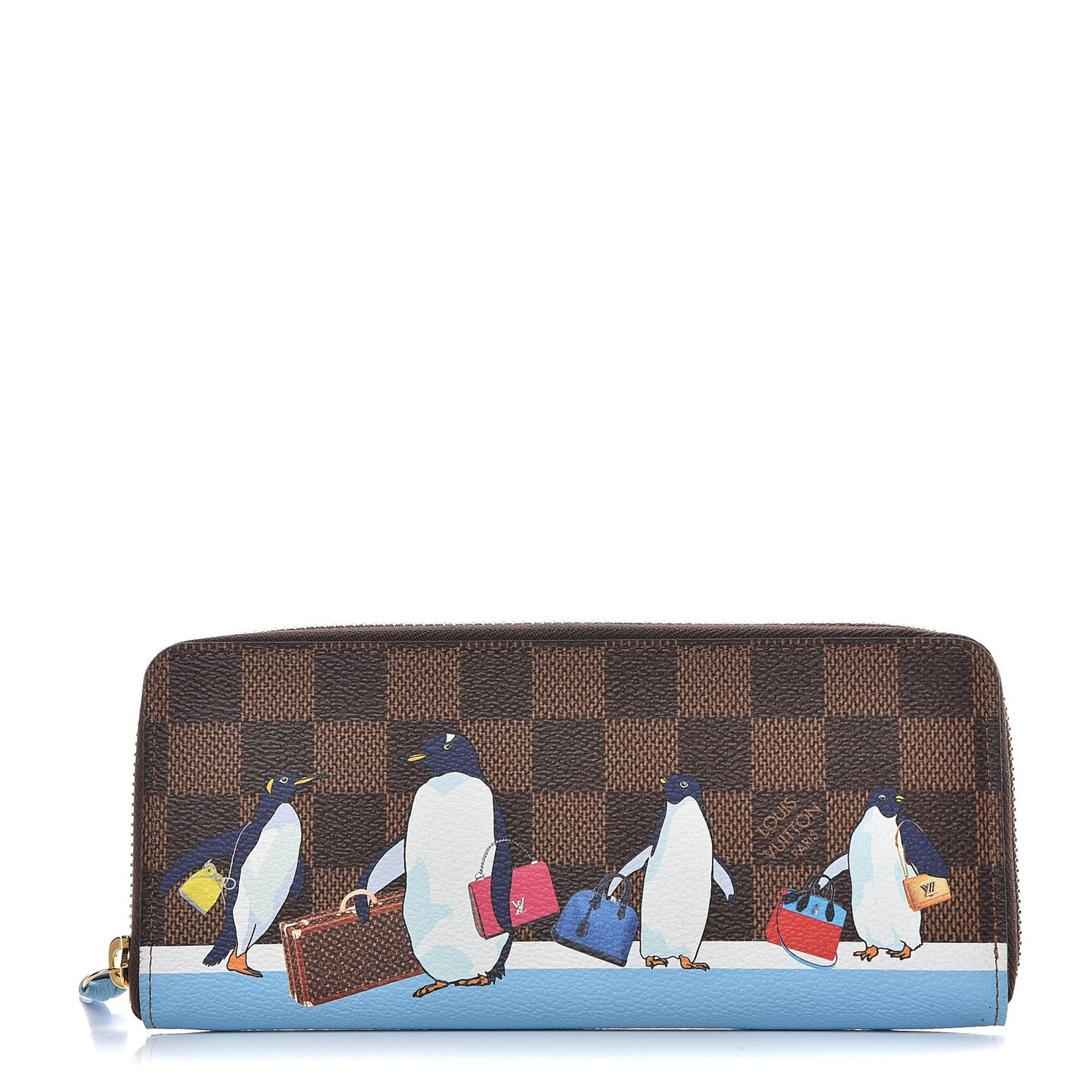 Damier Ebene 2017 Christmas Animation Clemence Wallet