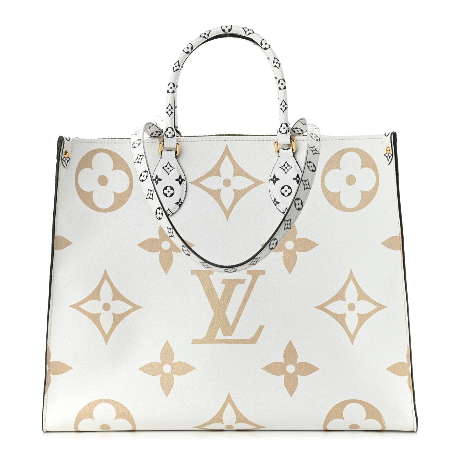 Louis Vuitton Monogram Giant Onthego GM Kaki Beige 1 of 15