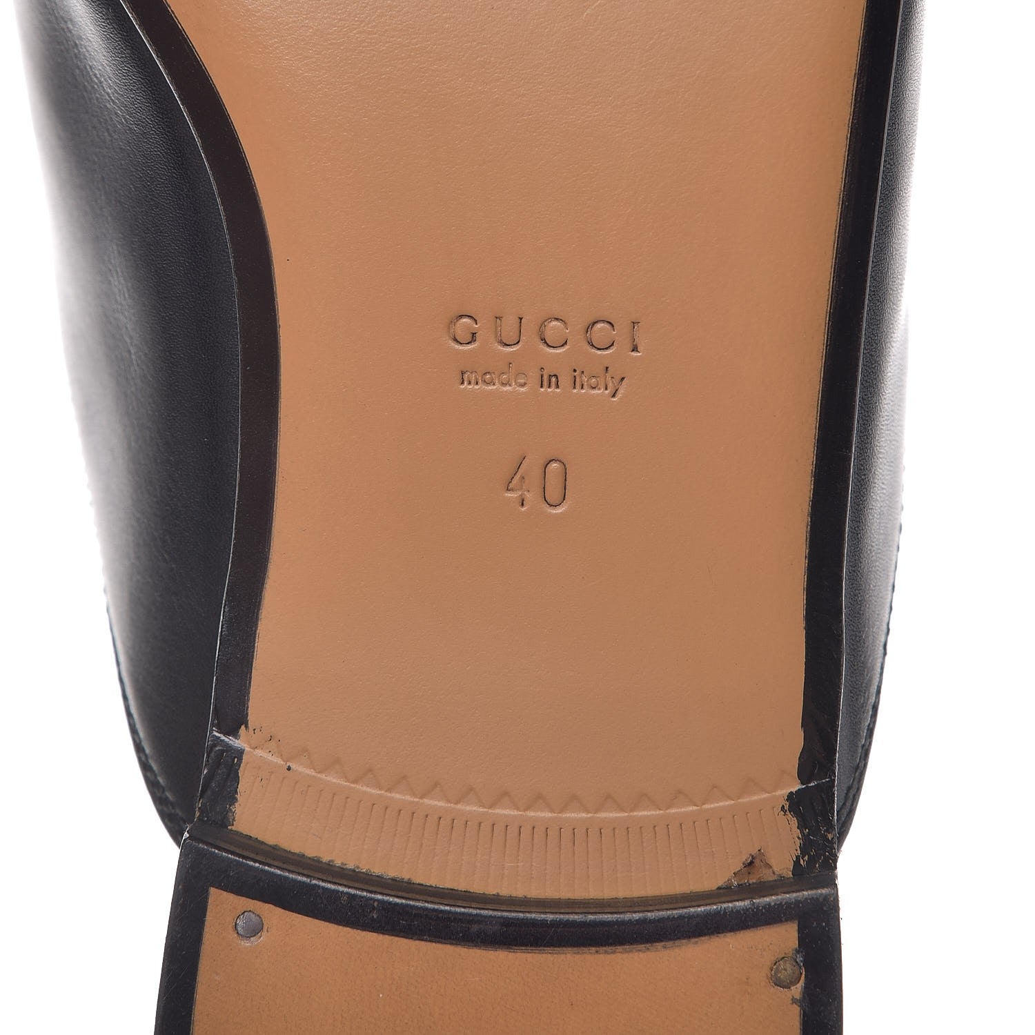 Gucci Calfskin Flower Embroidered Princetown Slippers 40 Black 7 of 11
