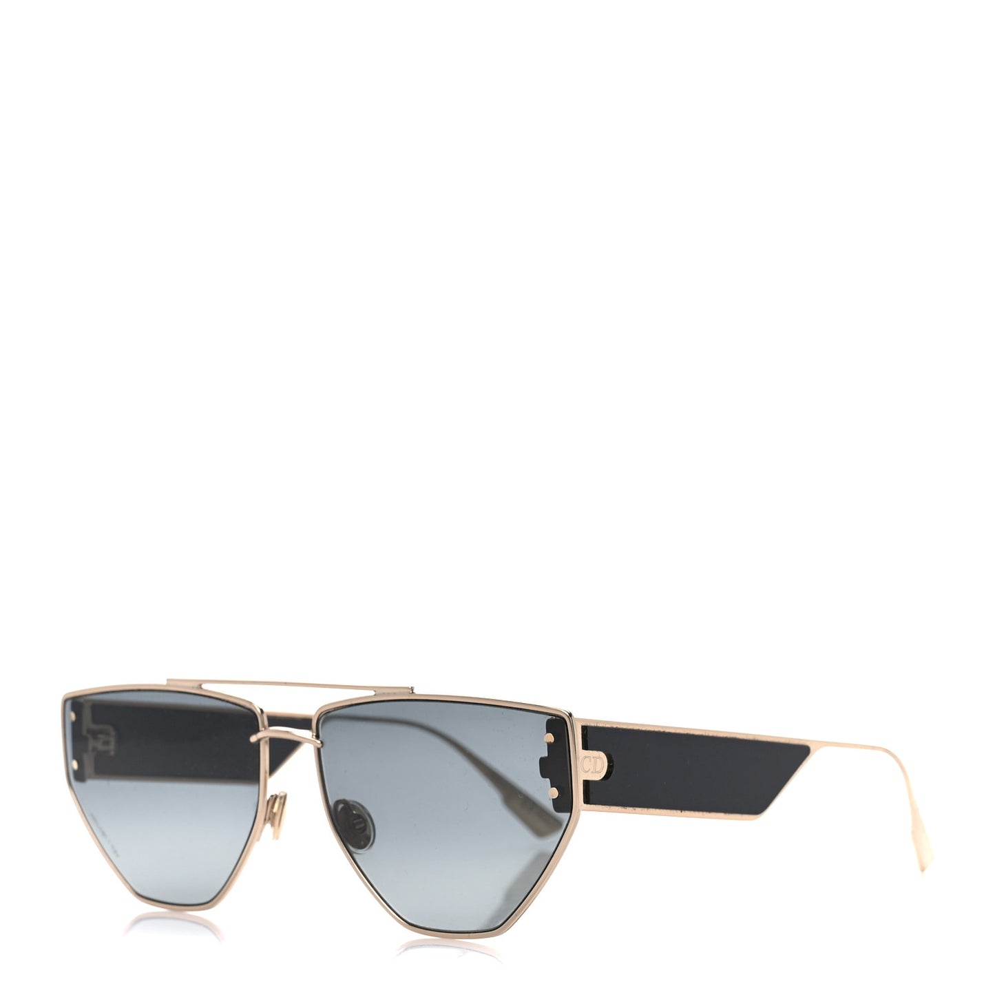 Clan 2 Aviator Sunglasses Black Gold