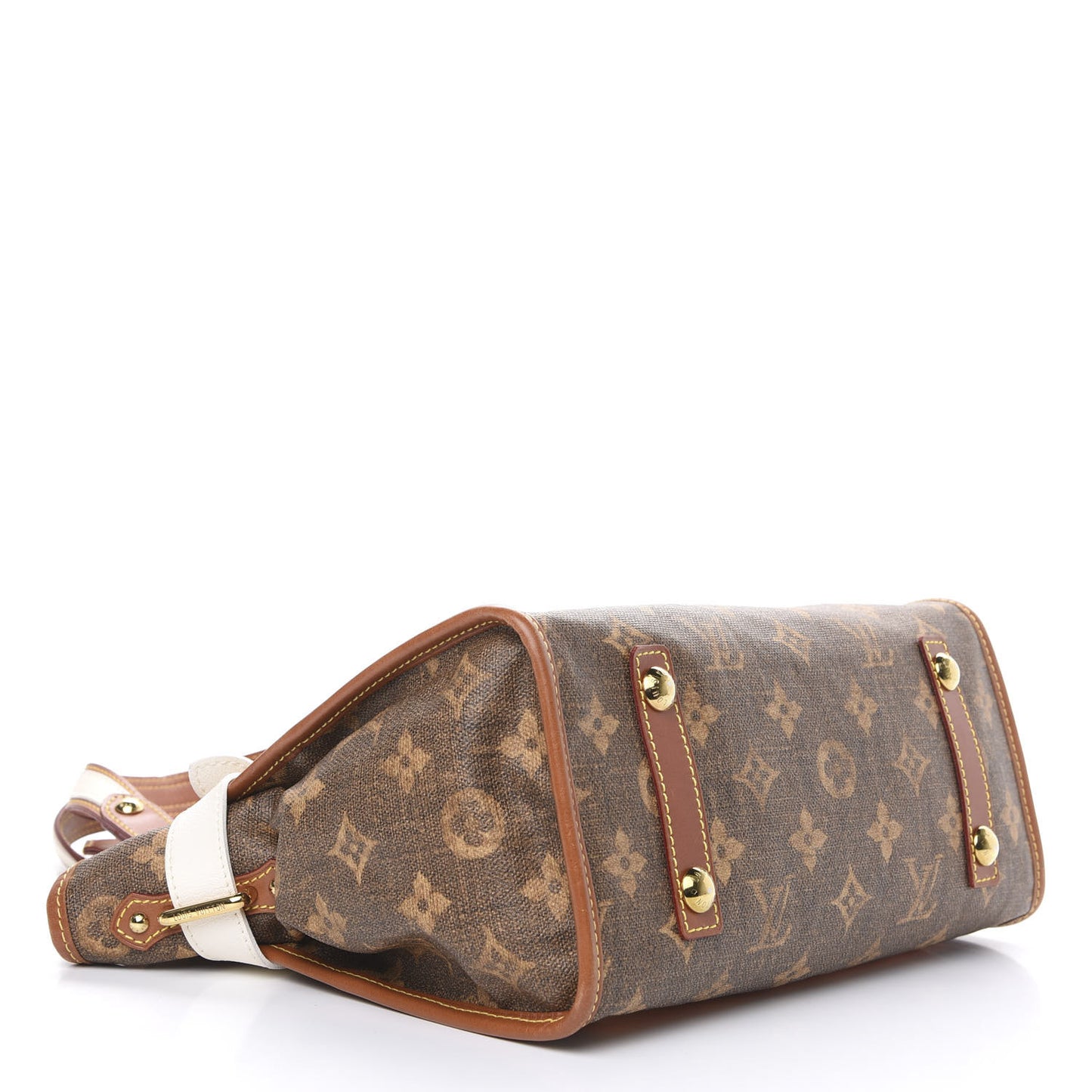 Monogram Rayures Tisse Sac PM