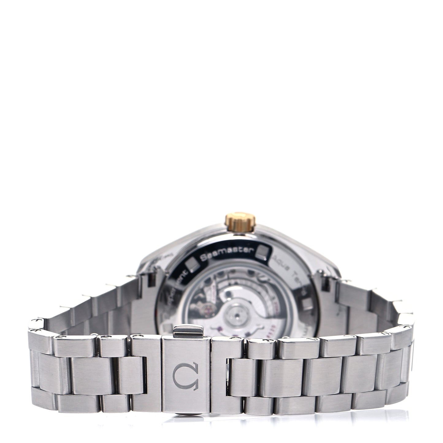 Stainless Steel 18K Yellow Gold 34mm Seamaster Aqua Terra Automatic Watch Black 231.20.34.20.01.004
