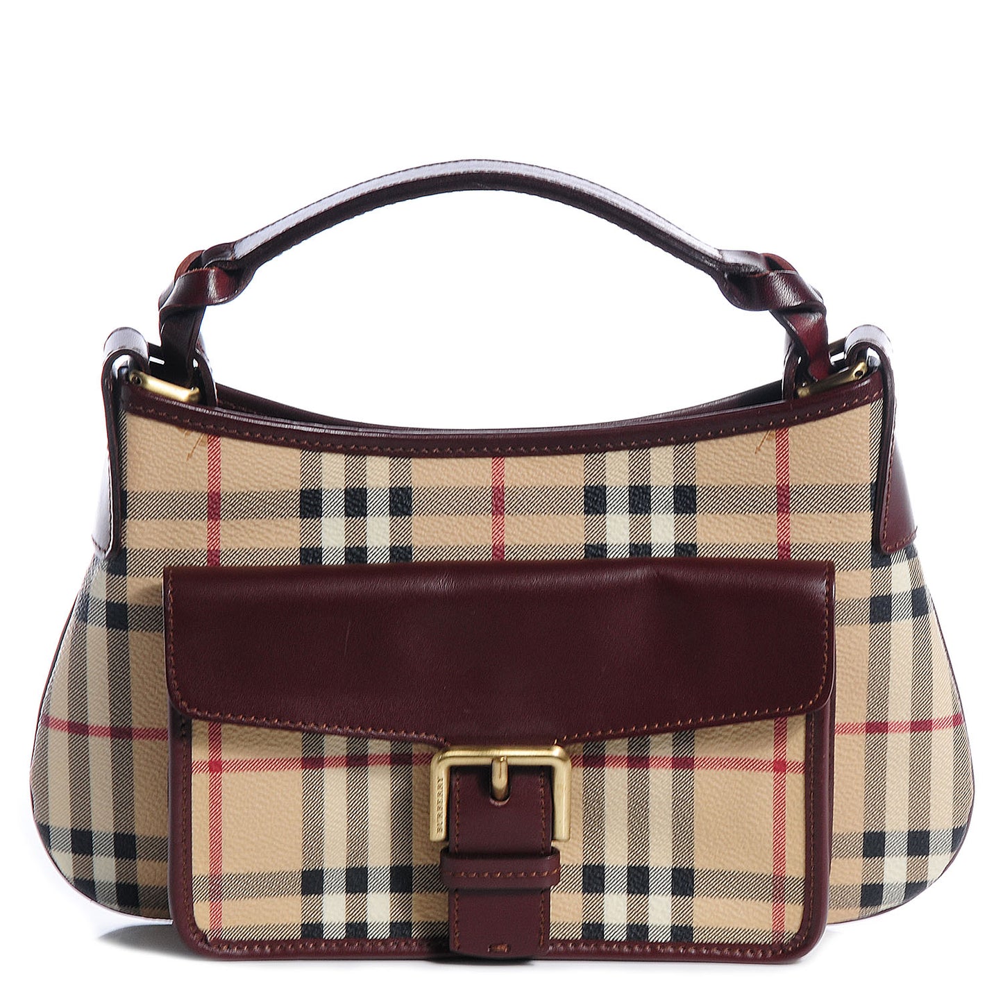 Nova Check Shoulder Bag Brown