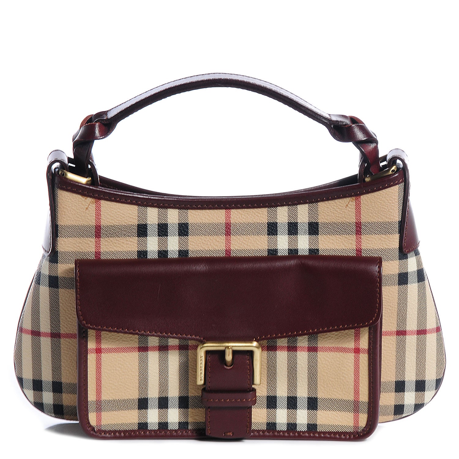 Burberry Nova Check Shoulder Bag Brown 1 of 8