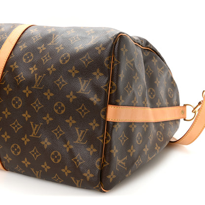 Louis Vuitton Monogram Keepall Bandouliere 55 9 of 9